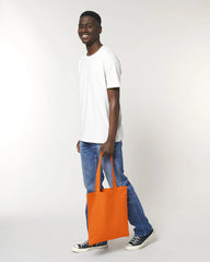 Custom organic cotton tote bag Stanley/Stella Light - Bright Orange