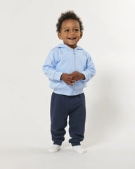 Custom organic cotton baby joggers Stanley/Stella - French Navy