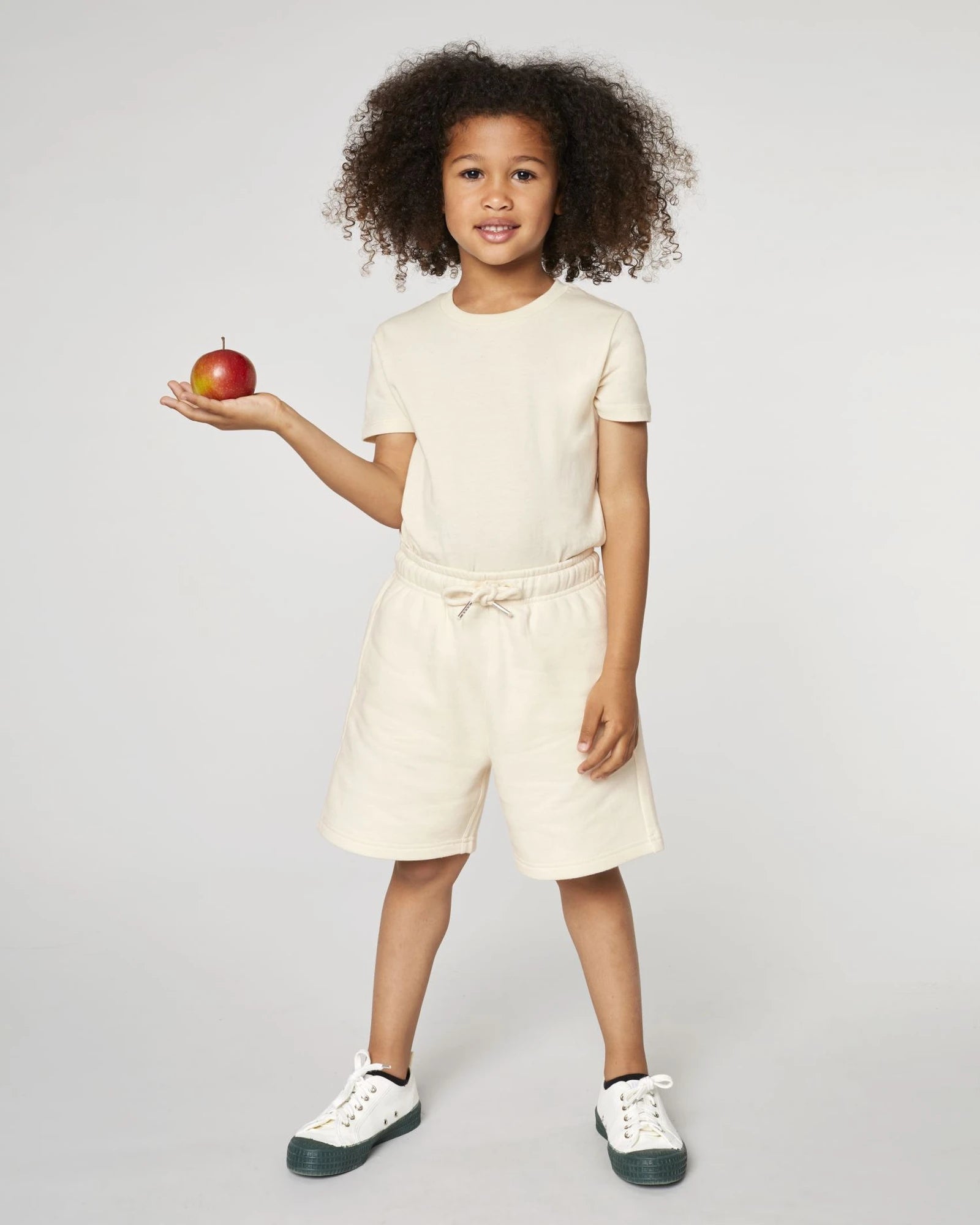 Branded organic cotton children's shorts Stanley/Stella - Natural Raw