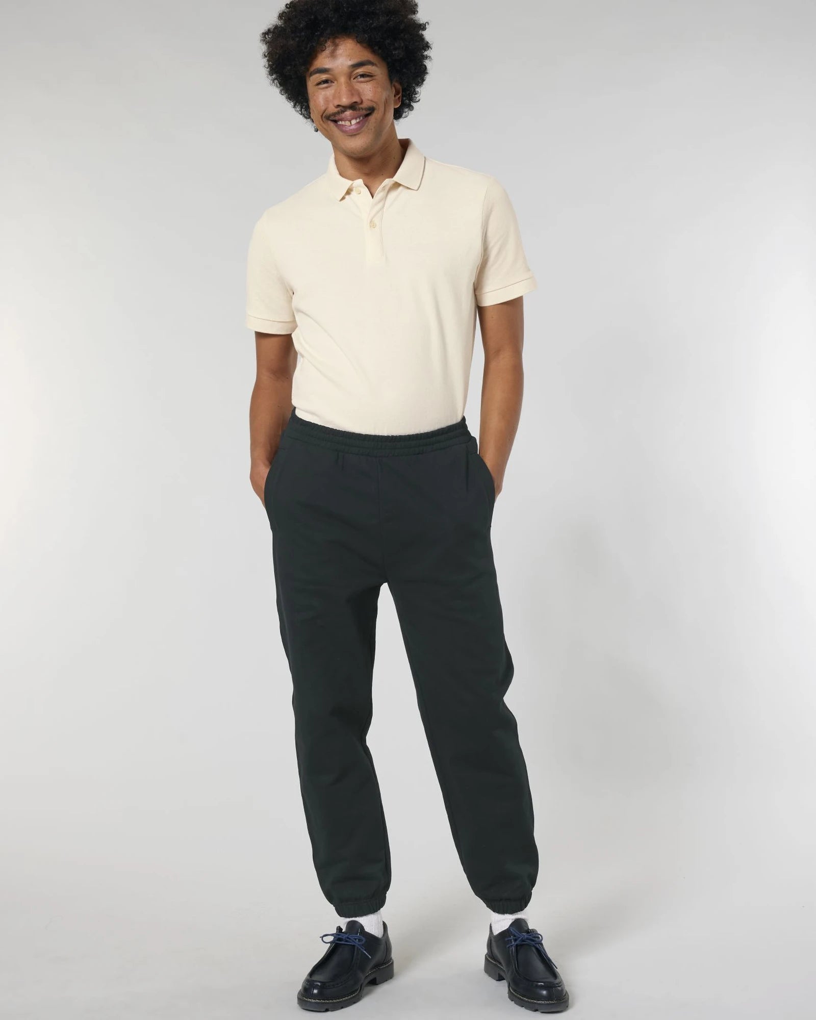 Custom organic cotton jogging pants Stanley/Stella Jammer - Black