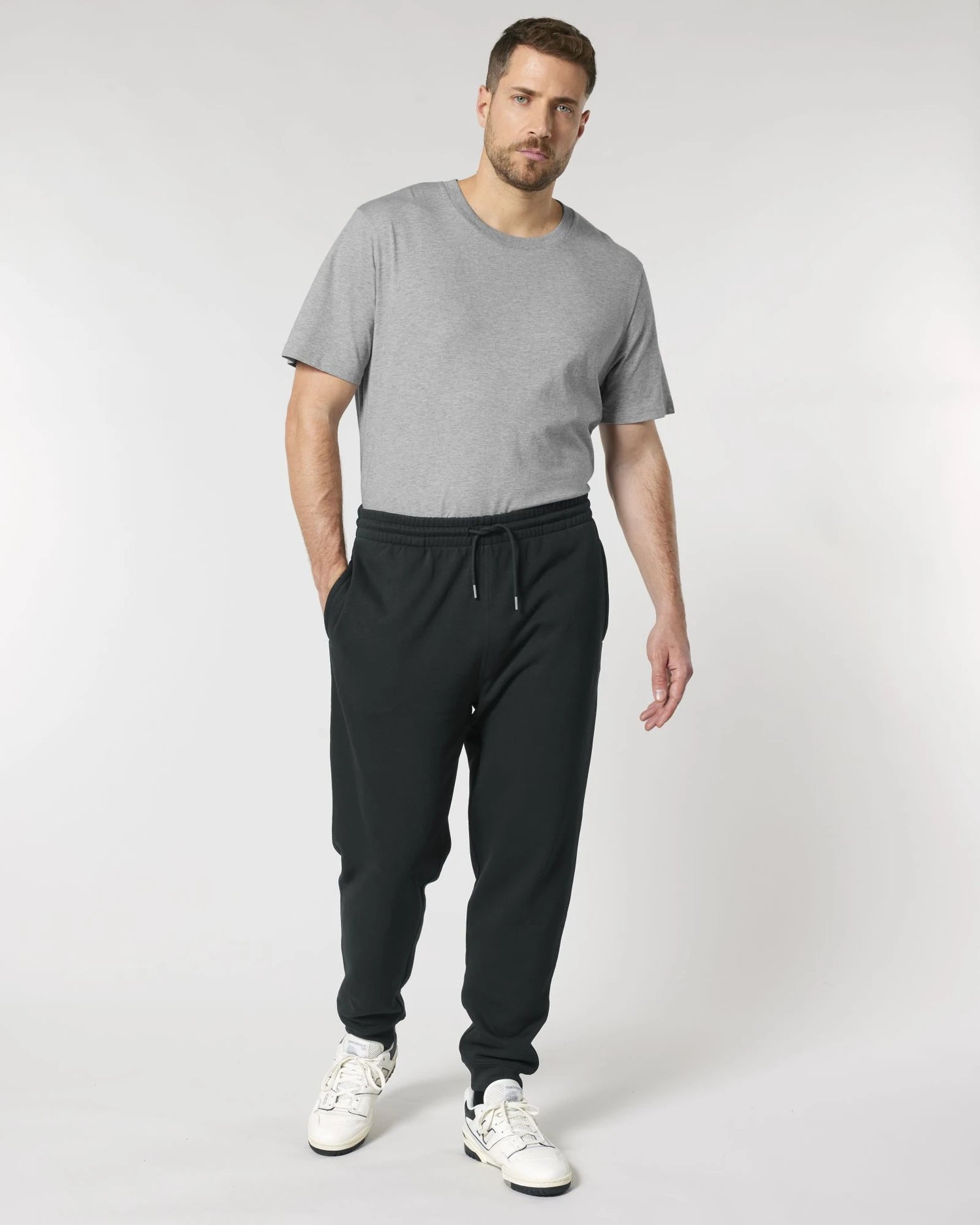 Unisex organic cotton joggers Stanley/Stella Mover - Black