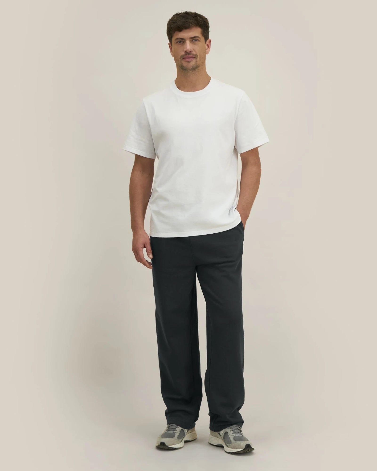 Custom organic cotton relaxed fit pants Stanley/Stella - Black