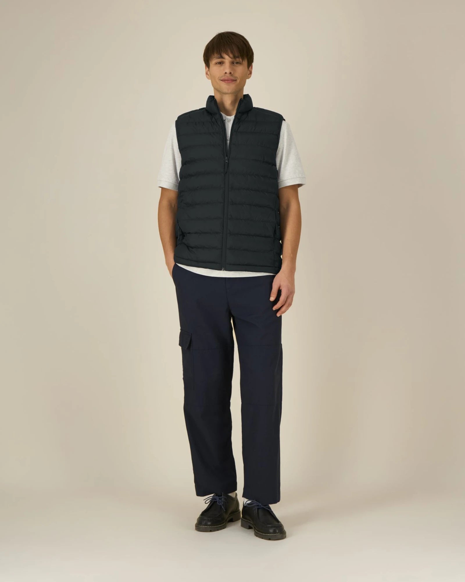 Custom recycled nylon vest Stanley/Stella Climber 2.0 - Black
