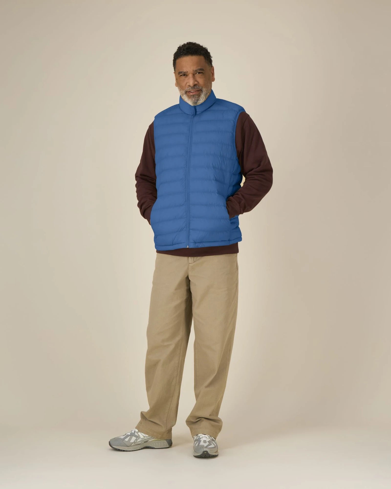 Custom recycled nylon vest Stanley/Stella Climber 2.0 - Mindful Blue