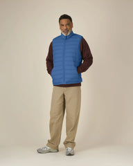 Custom recycled nylon vest Stanley/Stella Climber 2.0 - Mindful Blue