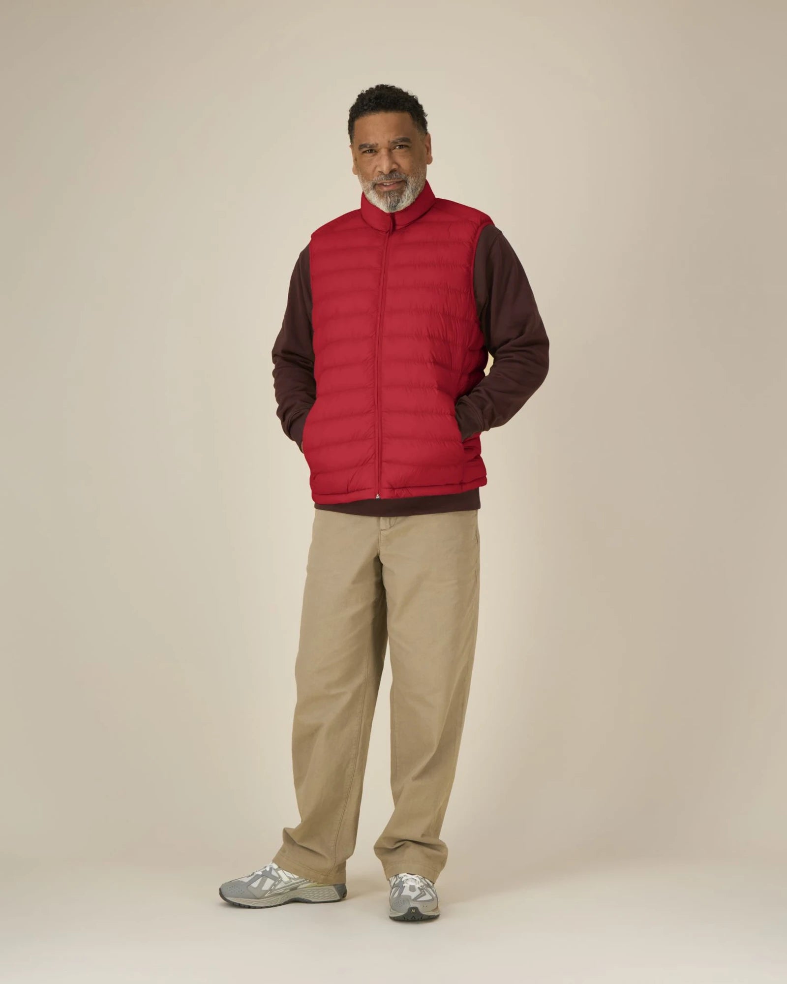 Custom recycled nylon vest Stanley/Stella Climber 2.0 - Red