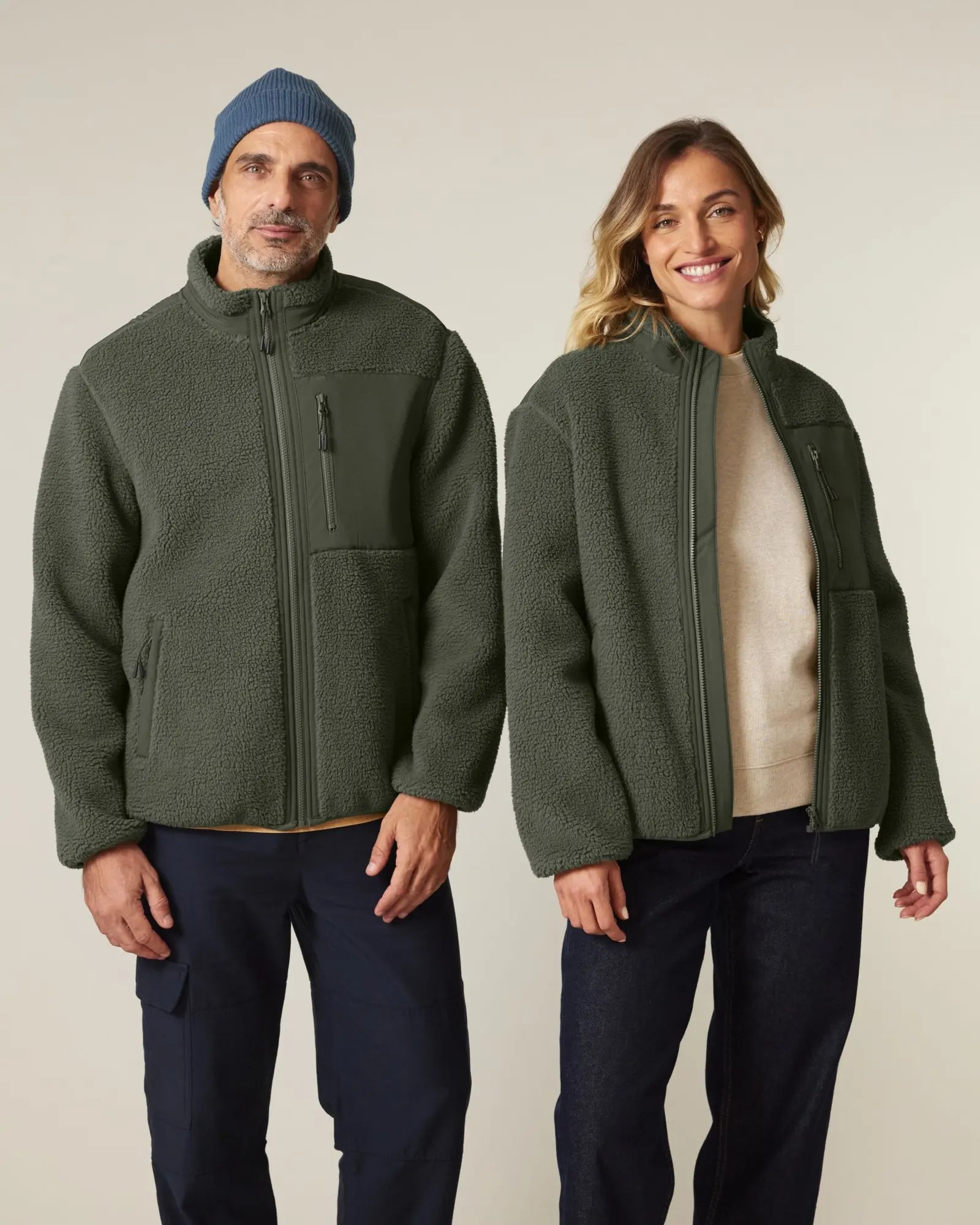 Custom recycled polyester relaxed fit jacket Stanley/Stella - 14