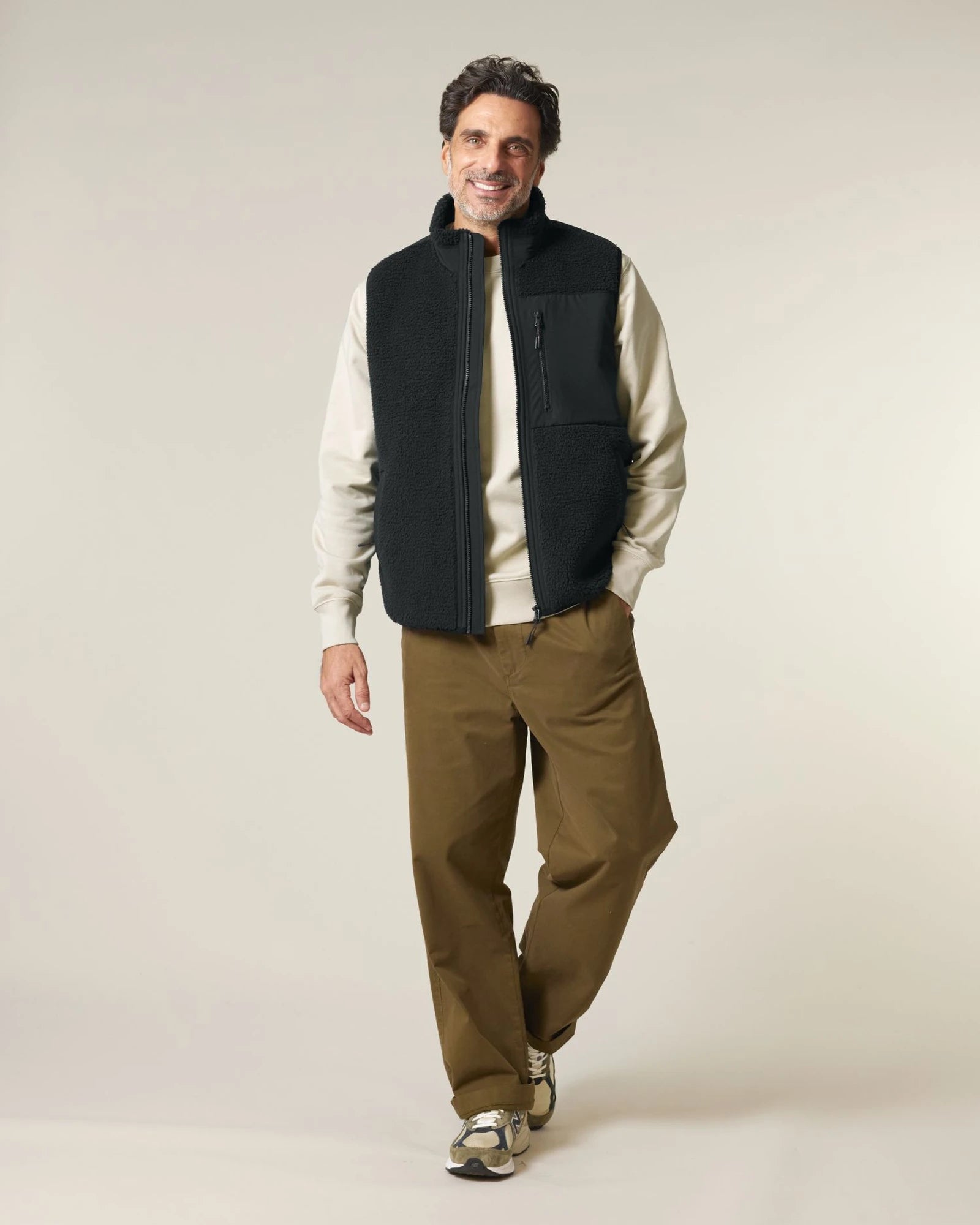 Custom recycled polyester vest Stanley/Stella Liner - Black