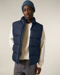 Custom recycled polyester puffer vest Stanley/Stella - French Navy