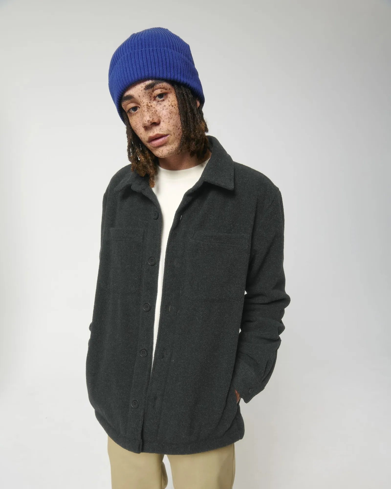Stanley/Stella River recycled polyester customisable jacket - Dark Heather Grey