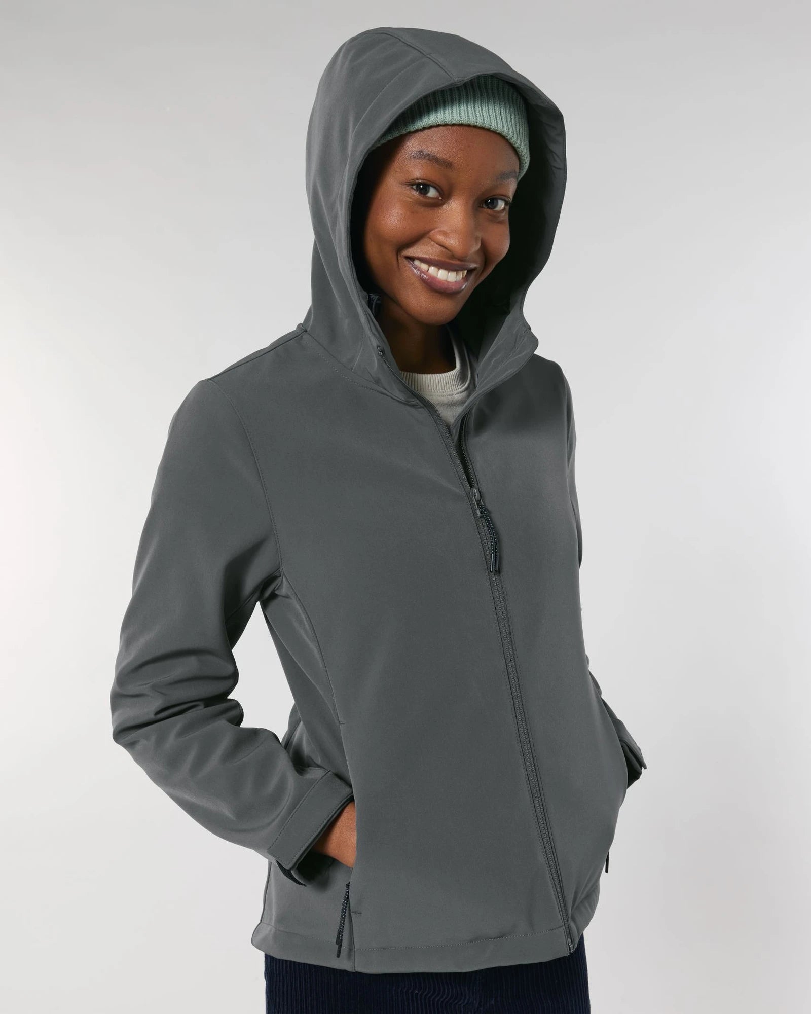 Custom softshell jacket Stanley/Stella Discoverer - Anthracite