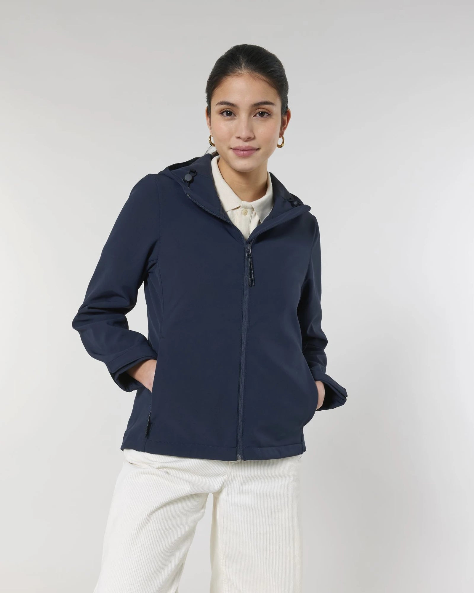 Custom softshell jacket Stanley/Stella Discoverer - French Navy