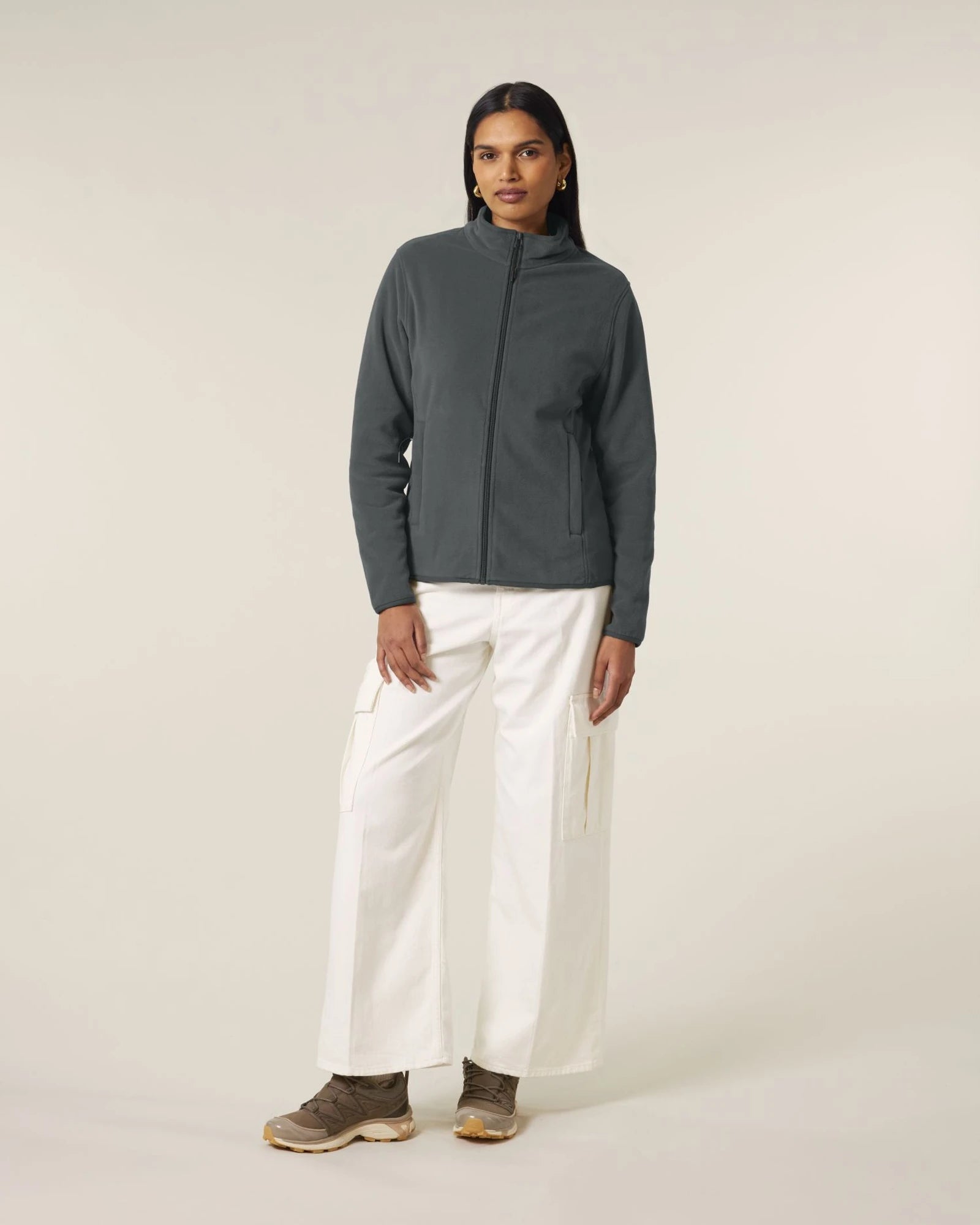 Custom recycled fleece jacket Stanley/Stella Guider - Anthracite