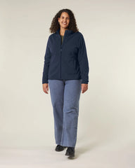 Custom recycled fleece jacket Stanley/Stella Guider - French Navy