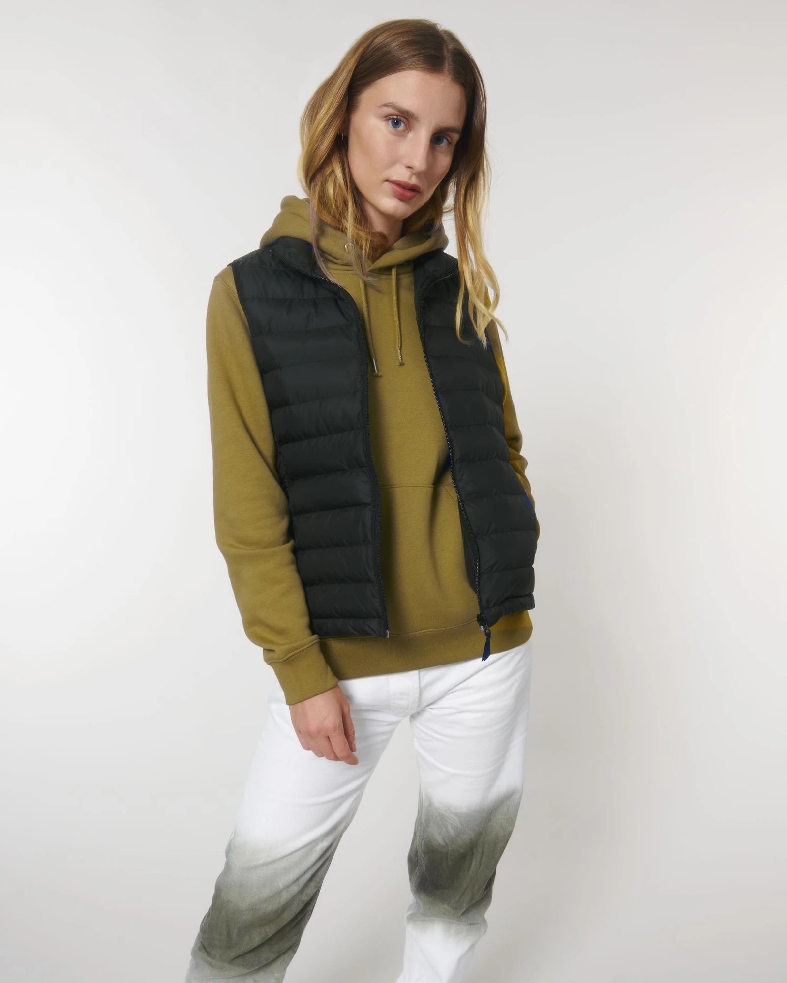 Custom recycled polyester women's vest Stanley/Stella - Black