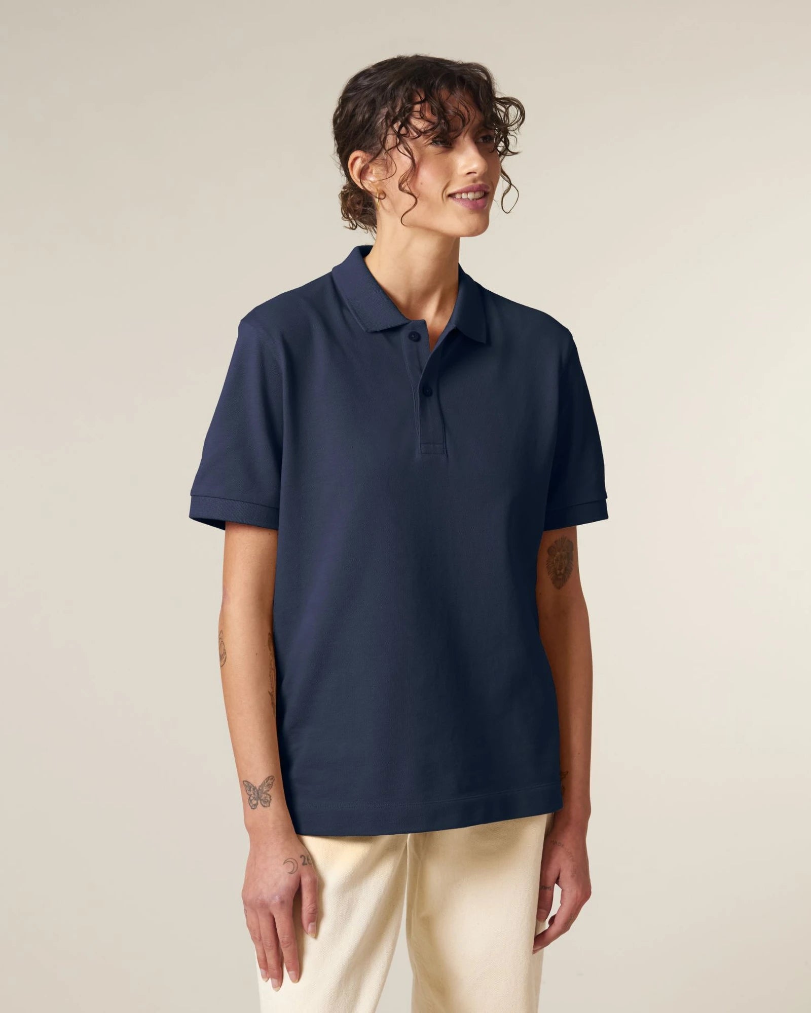 Custom organic cotton polo Stanley/Stella Prepster 2.0 - French Navy