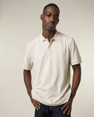 Custom organic cotton polo Stanley/Stella Prepster 2.0 - Eco Heather