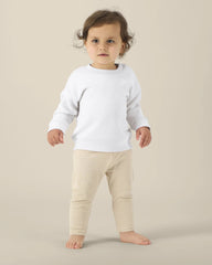 Custom organic cotton baby sweatshirt Stanley/Stella - White