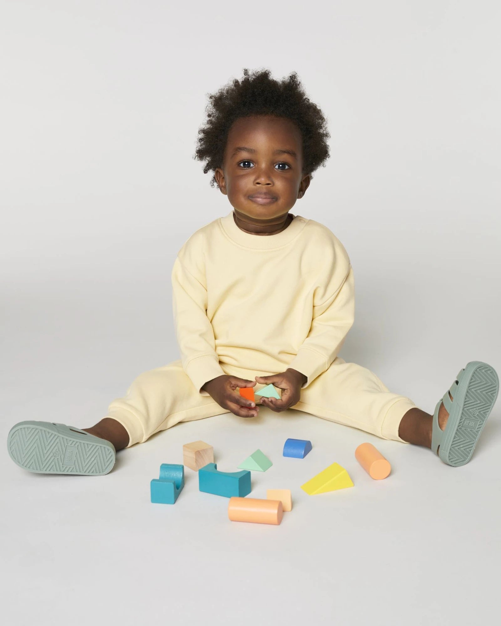 Custom organic cotton baby sweatshirt Stanley/Stella - Butter