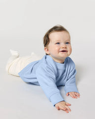 Custom organic cotton baby sweatshirt Stanley/Stella - Blue Soul