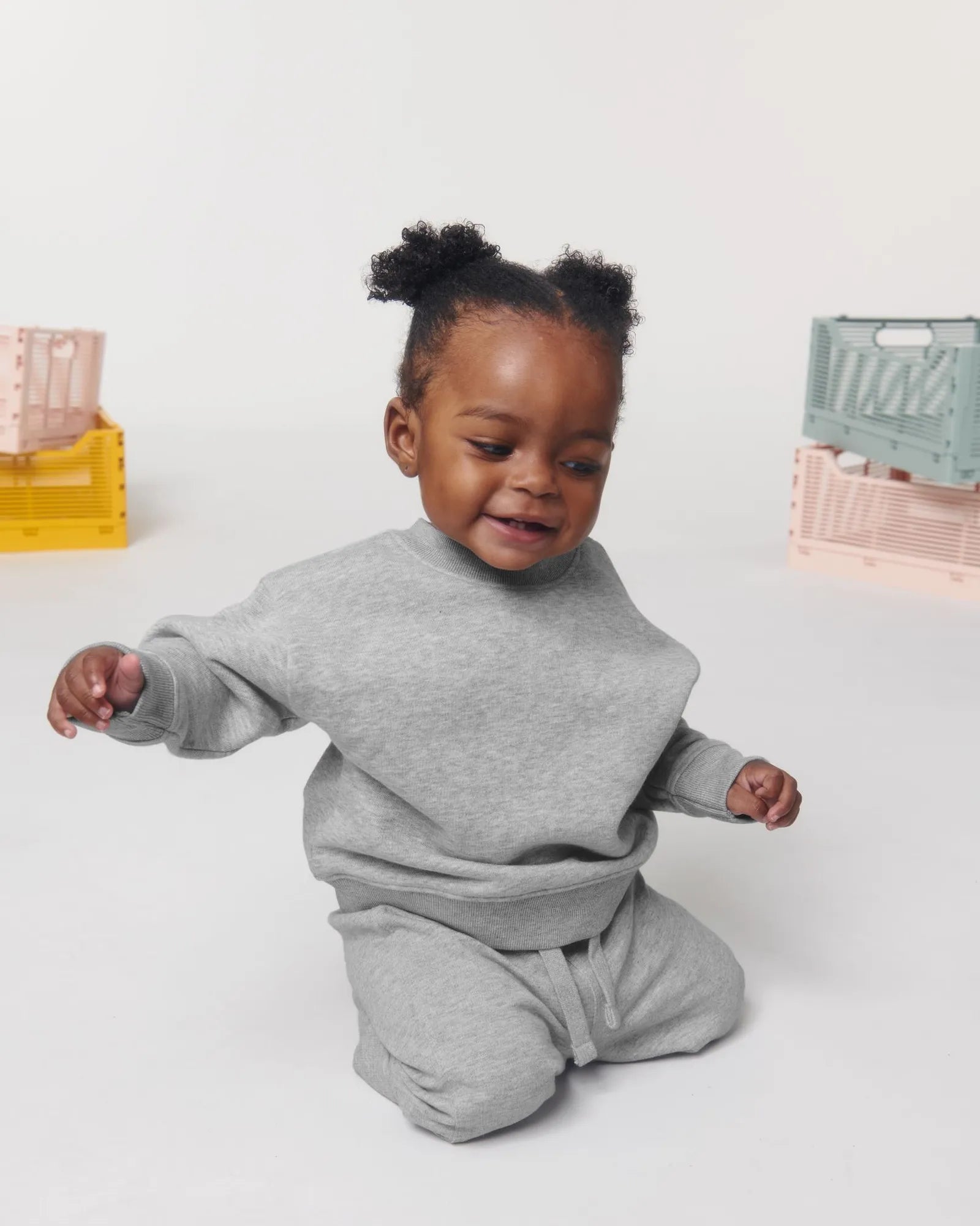Custom organic cotton baby sweatshirt Stanley/Stella - 1