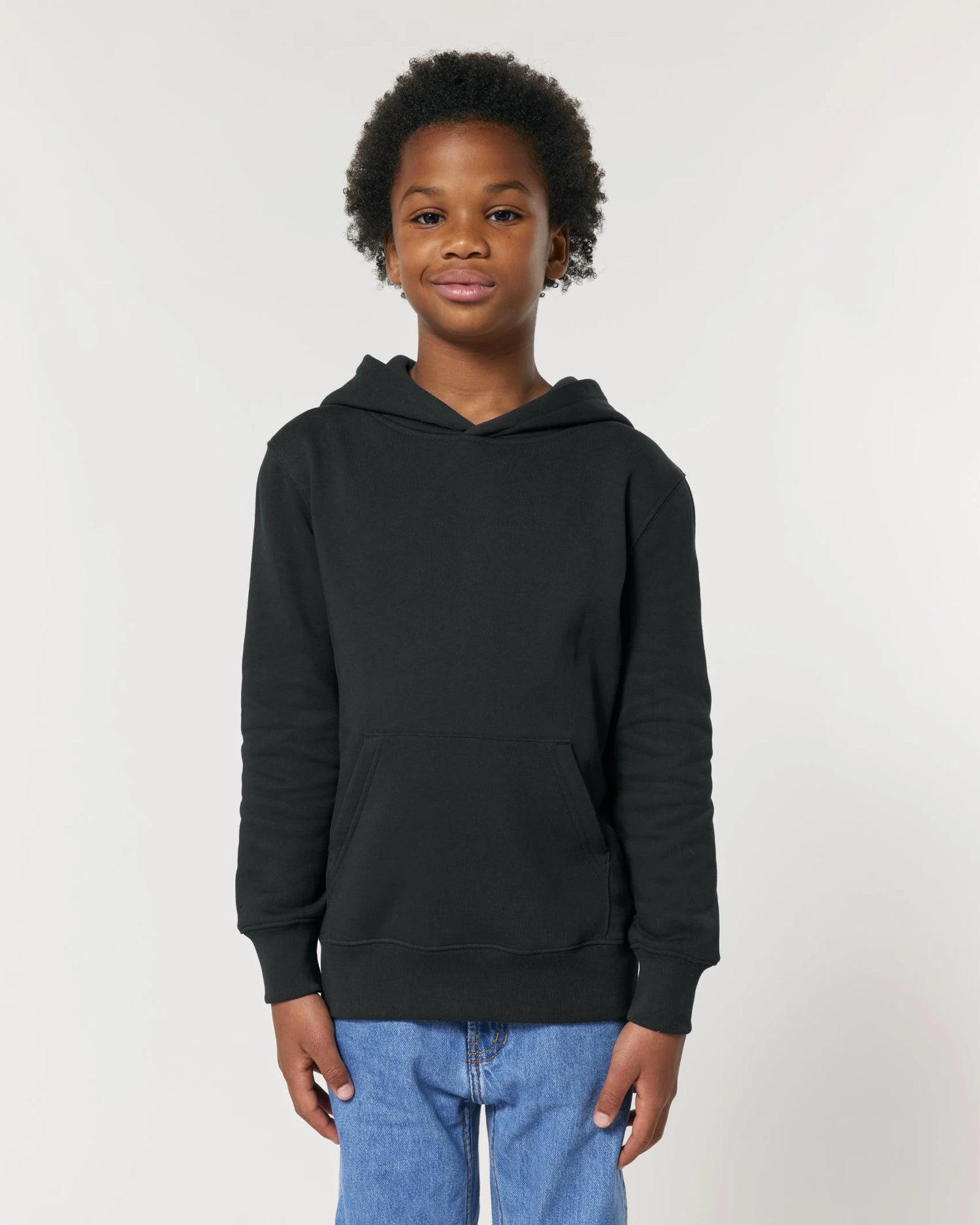 Custom organic cotton hoodie sweatshirt Mini Cruiser 2.0 - Black
