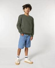 Custom organic cotton sweatshirt Stanley/Stella Mini Changer - Khaki