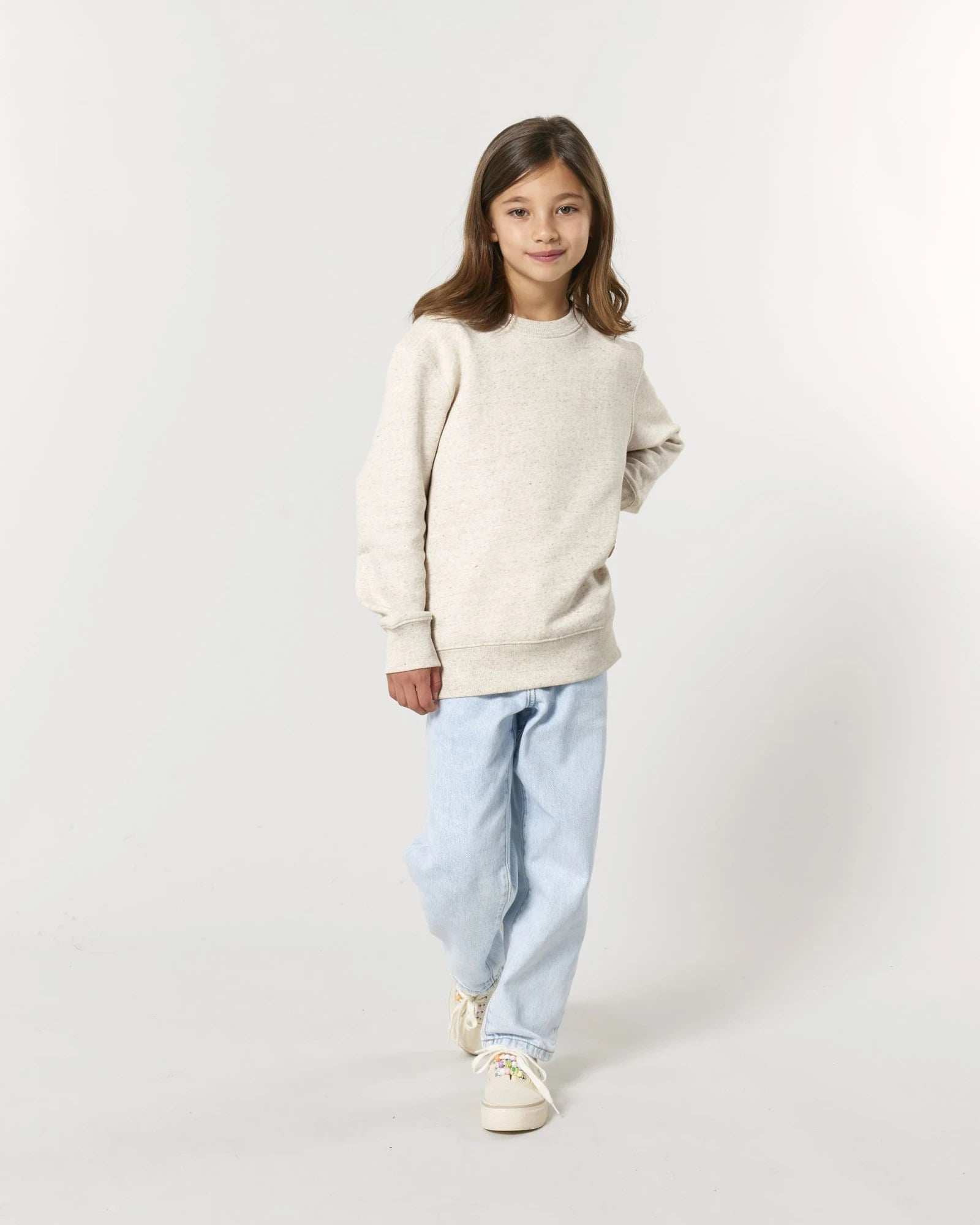 Custom organic cotton sweatshirt Stanley/Stella Mini Changer - Eco Heather