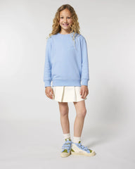 Custom organic cotton sweatshirt Stanley/Stella Mini Changer - Blue Soul