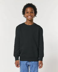 Custom organic cotton sweatshirt Stanley/Stella Mini Changer - Black