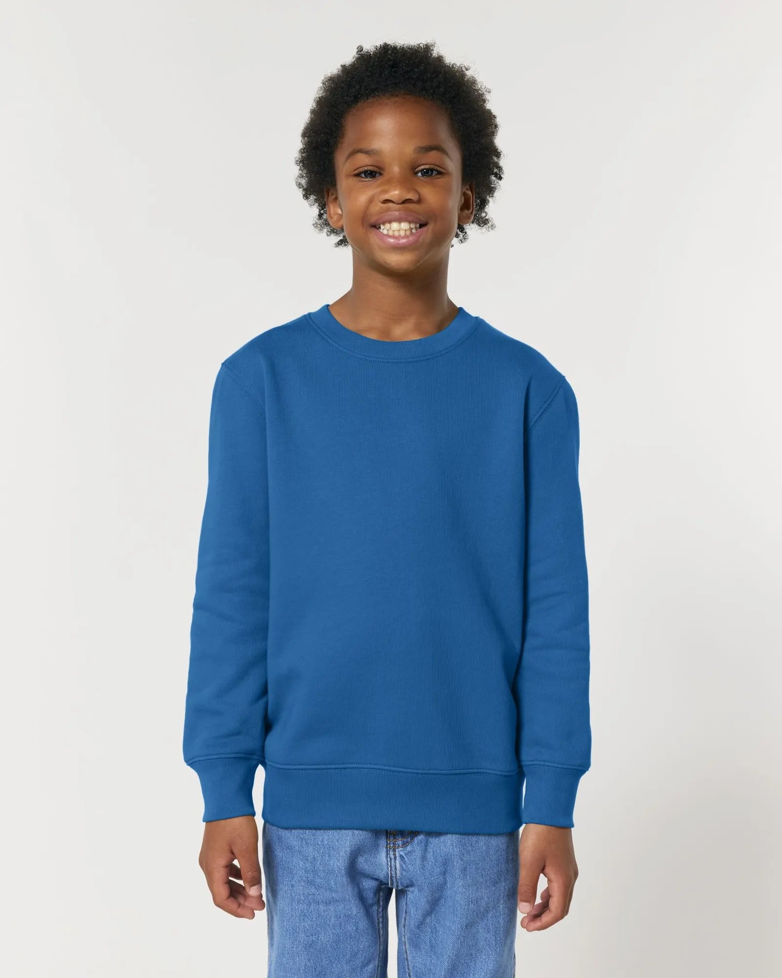 Custom organic cotton sweatshirt Stanley/Stella Mini Changer - Royal Blue