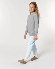Custom organic cotton sweatshirt Stanley/Stella Mini Changer - Heather Grey