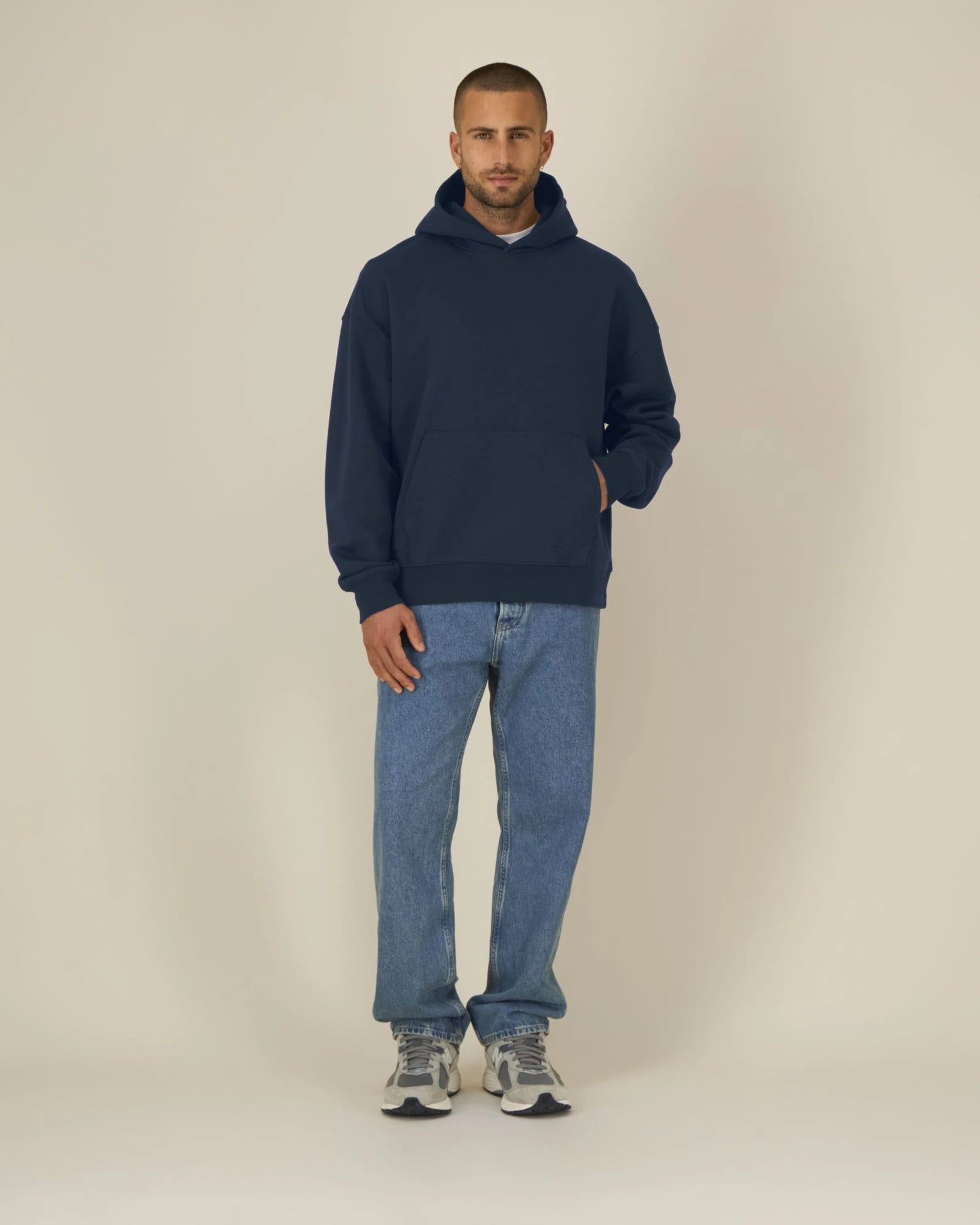 Custom organic cotton hoodie sweatshirt Stanley/Stella Archer - French Navy