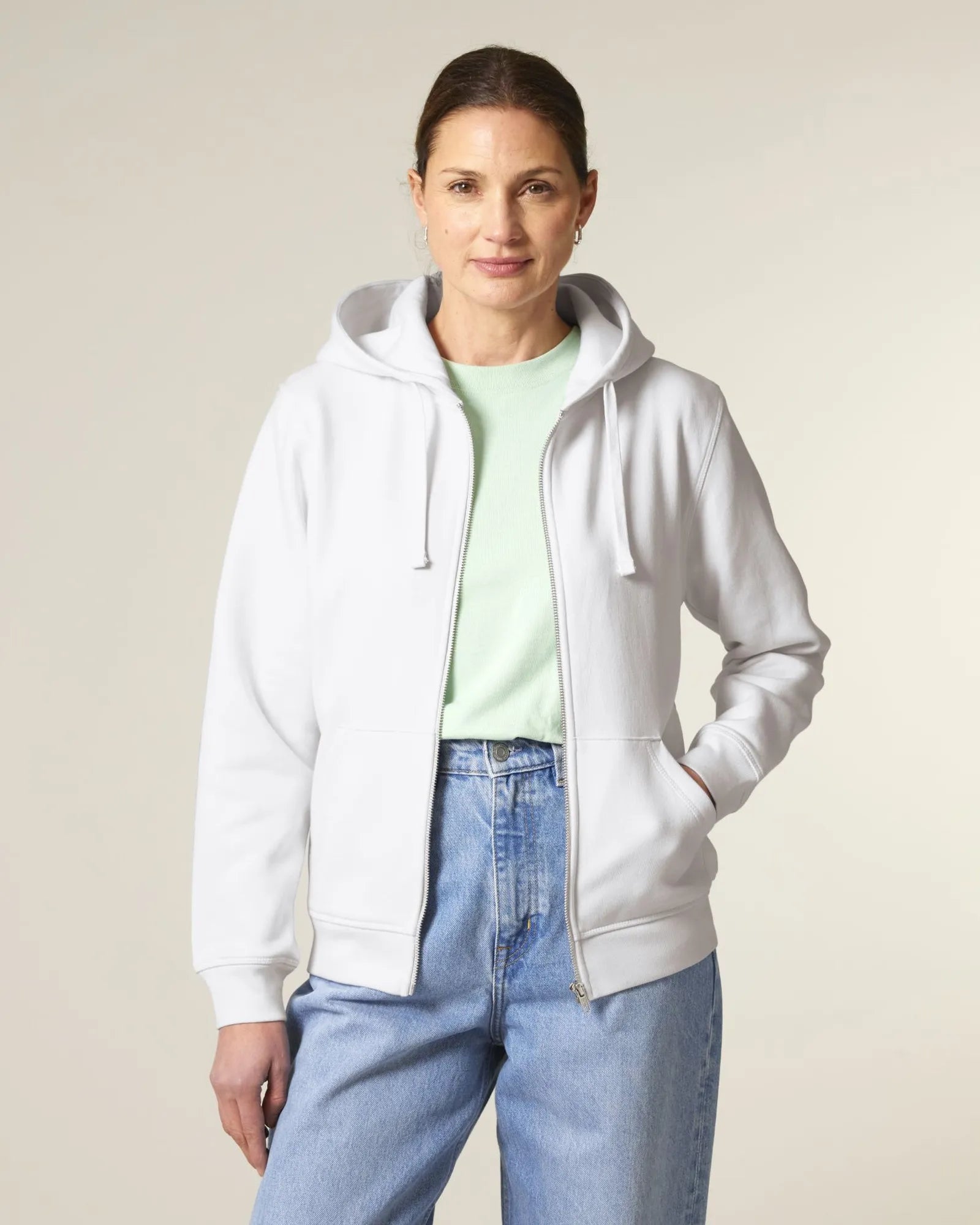 Custom organic cotton zip hoodie Stanley/Stella Mixer - 5