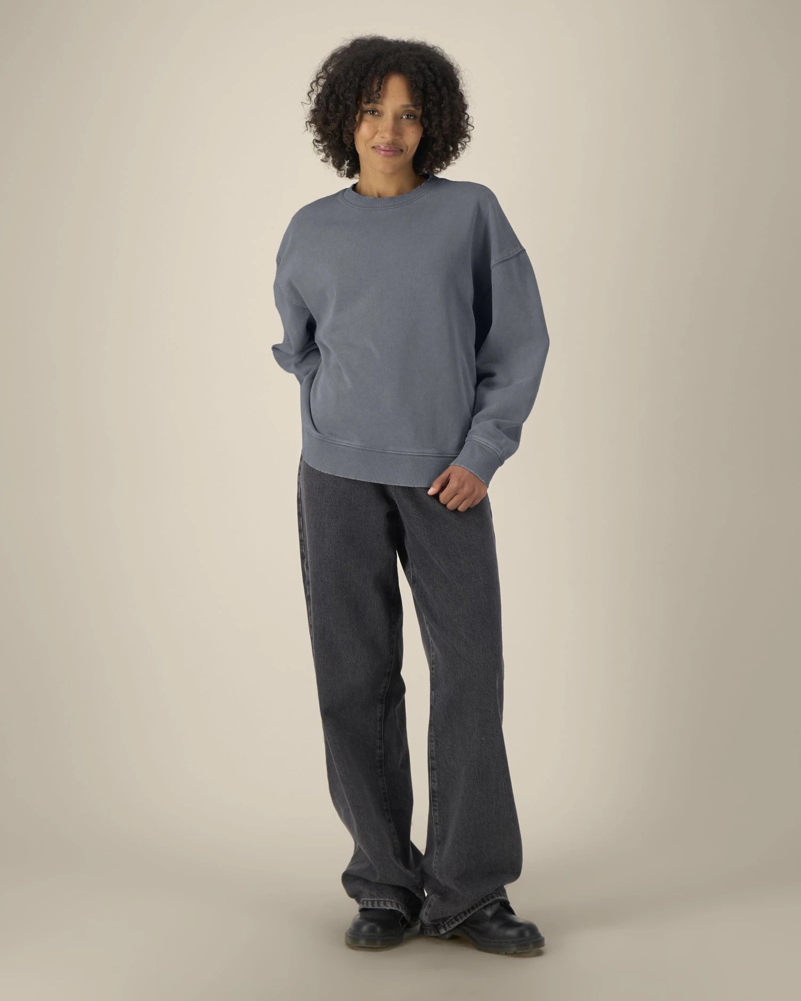 Custom organic cotton crew neck sweatshirt Stanley/Stella Radder 2.0 - 11