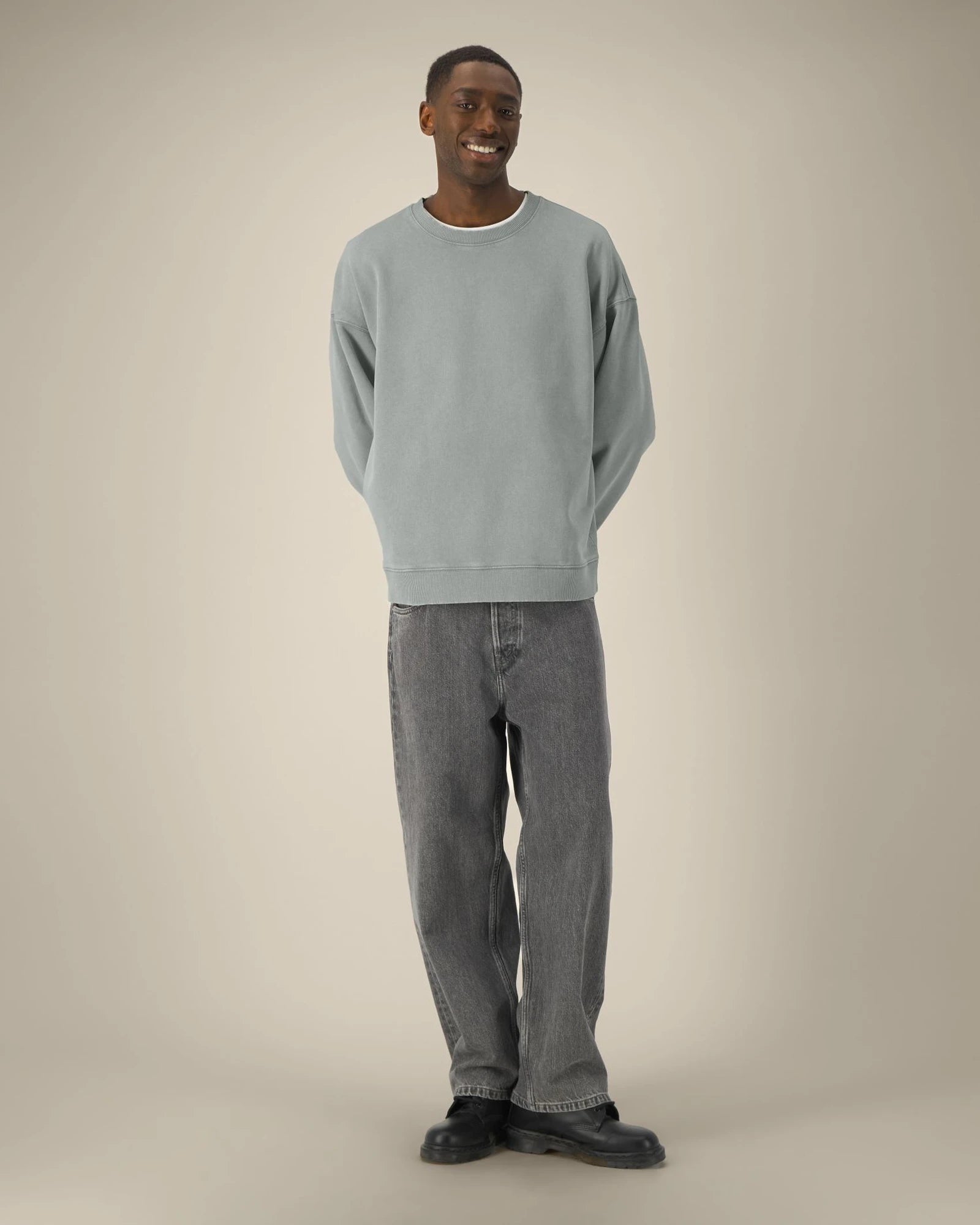 Custom organic cotton crew neck sweatshirt Stanley/Stella Radder 2.0 - 1