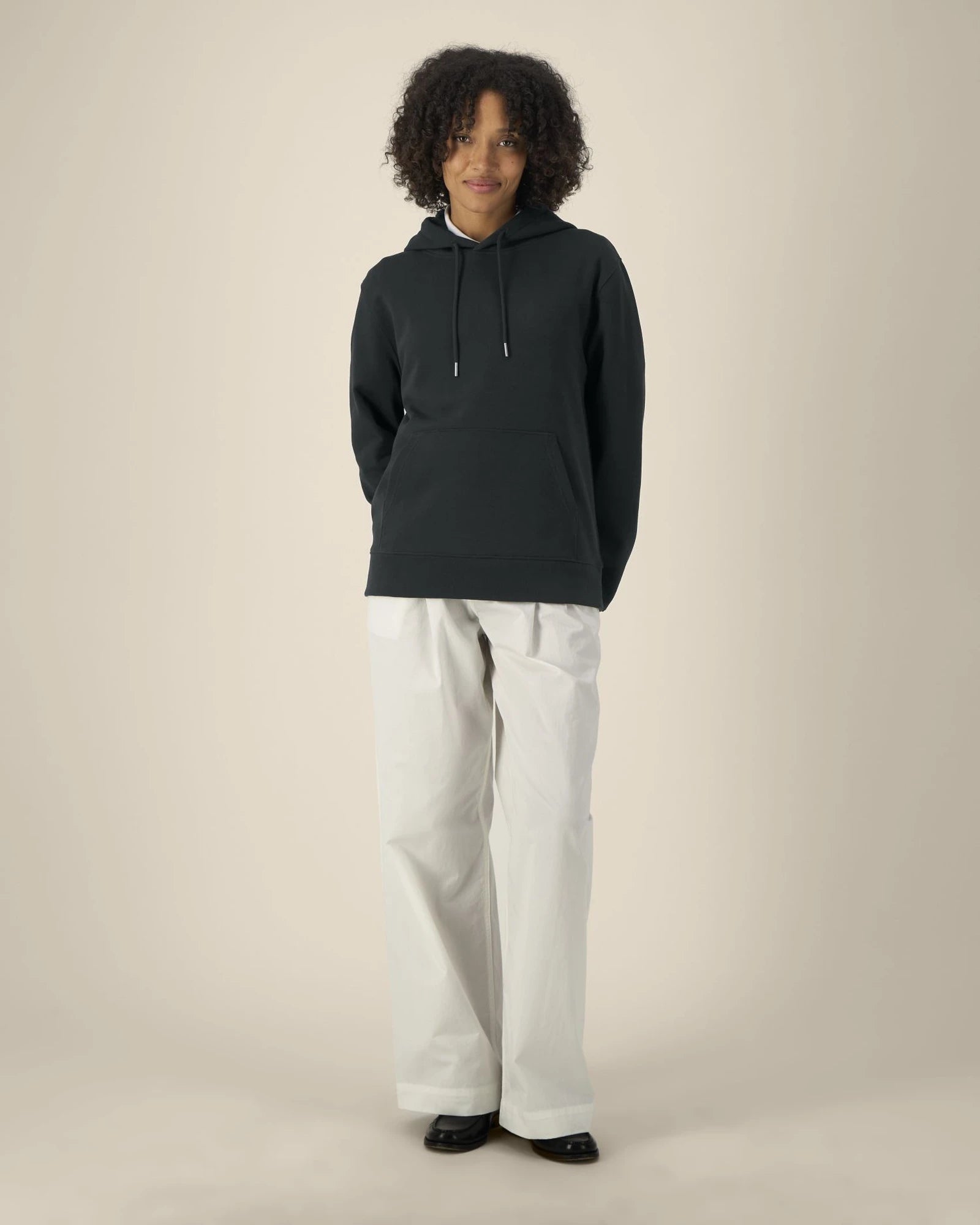 Custom recycled cotton hoodie Stanley/Stella Gamechanger - Black