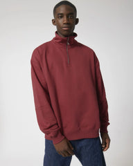 Custom organic cotton sweatshirt Stanley/Stella Miller Dry - Red Earth