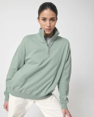 Custom organic cotton sweatshirt Stanley/Stella Miller Dry - Aloe