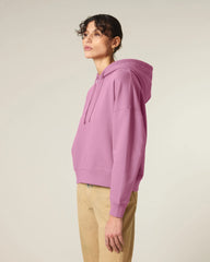 Custom organic cotton hoodie sweatshirt Stanley/Stella Nora - Bubble Pink