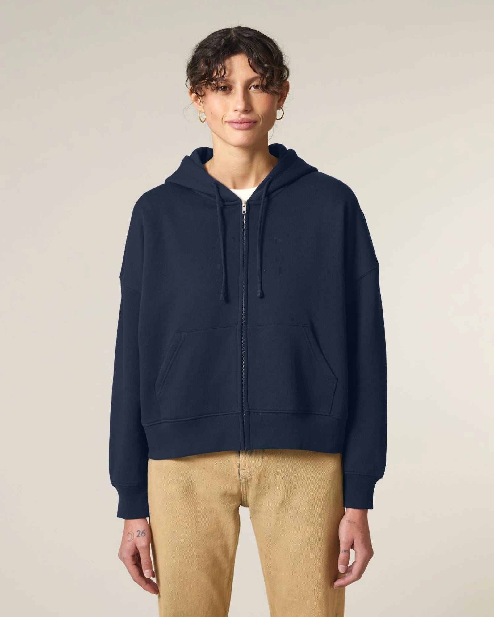 Custom organic cotton zip hoodie Stanley/Stella Ida - 3