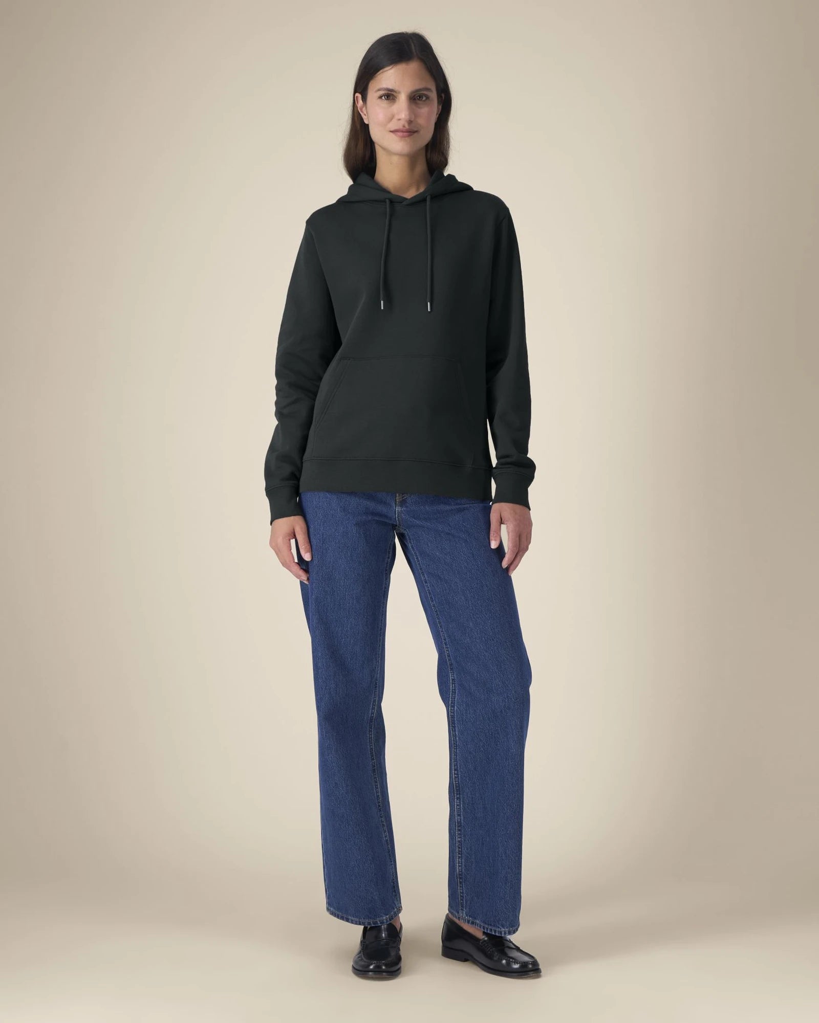 Custom recycled cotton hoodie Stanley/Stella Gamechanger - Black