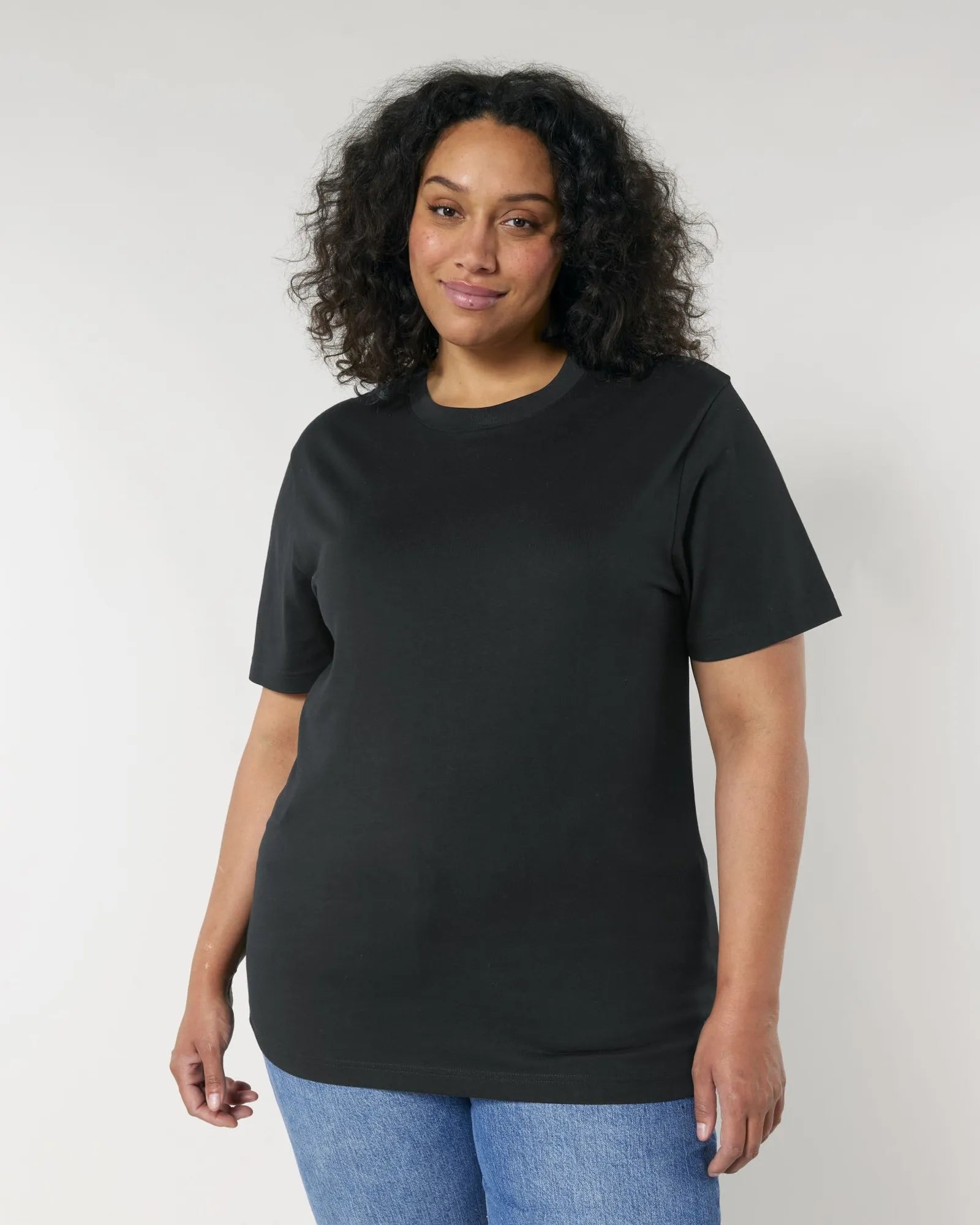 Custom organic cotton t-shirt Stanley/Stella Sparker 2.0 - Black