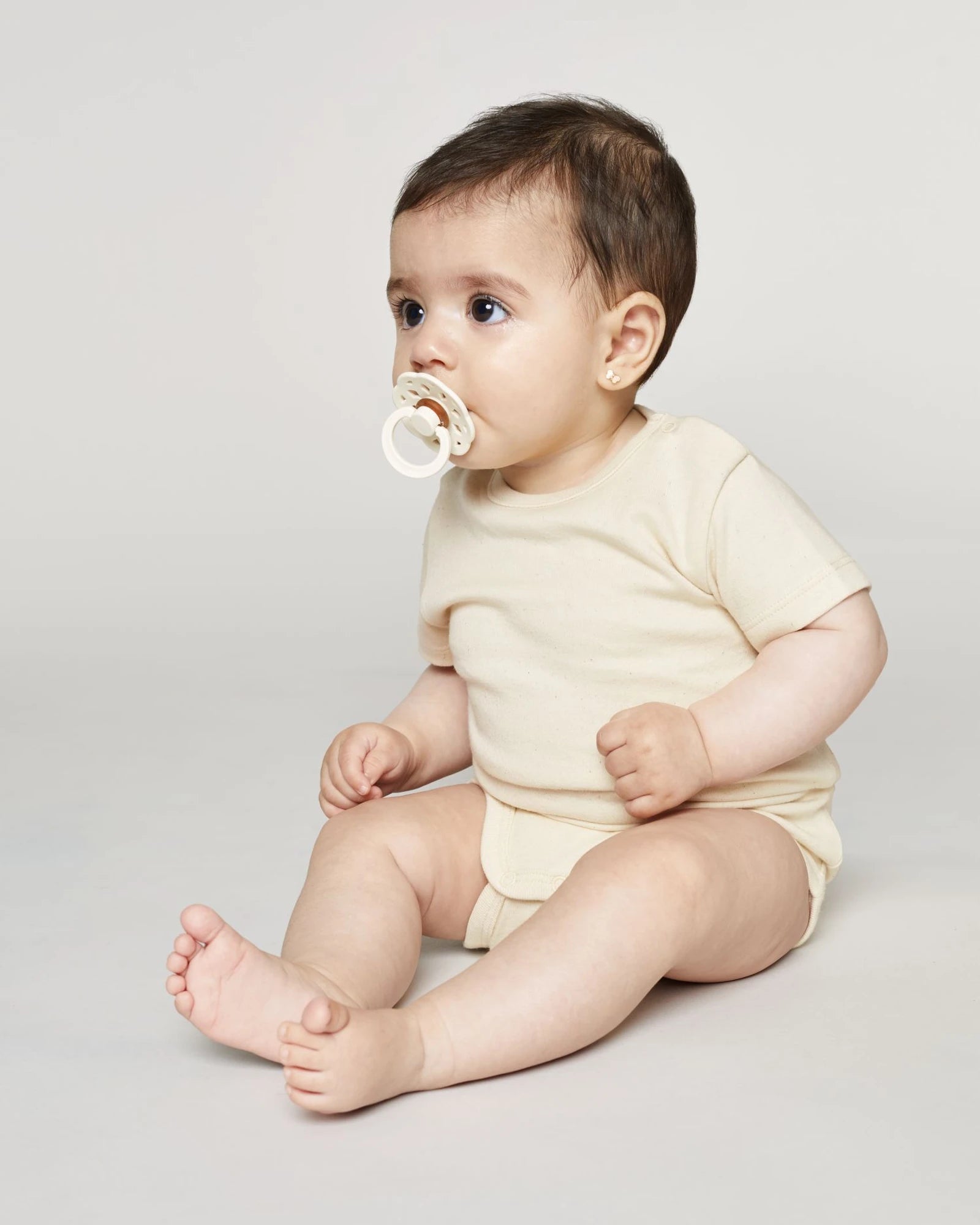 Custom organic cotton baby body Stanley/Stella - Natural Raw