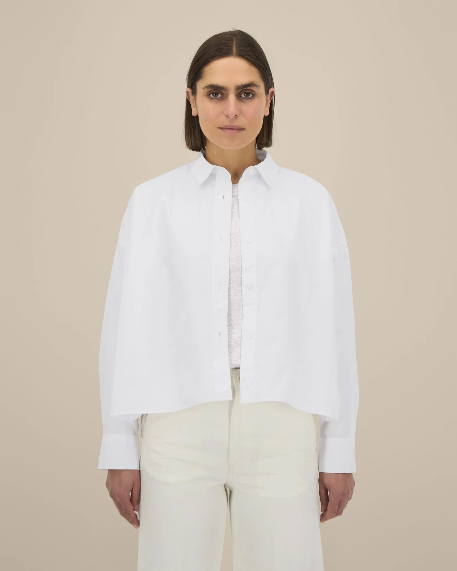 Custom organic cotton boxy shirt Stanley/Stella Harper - 1