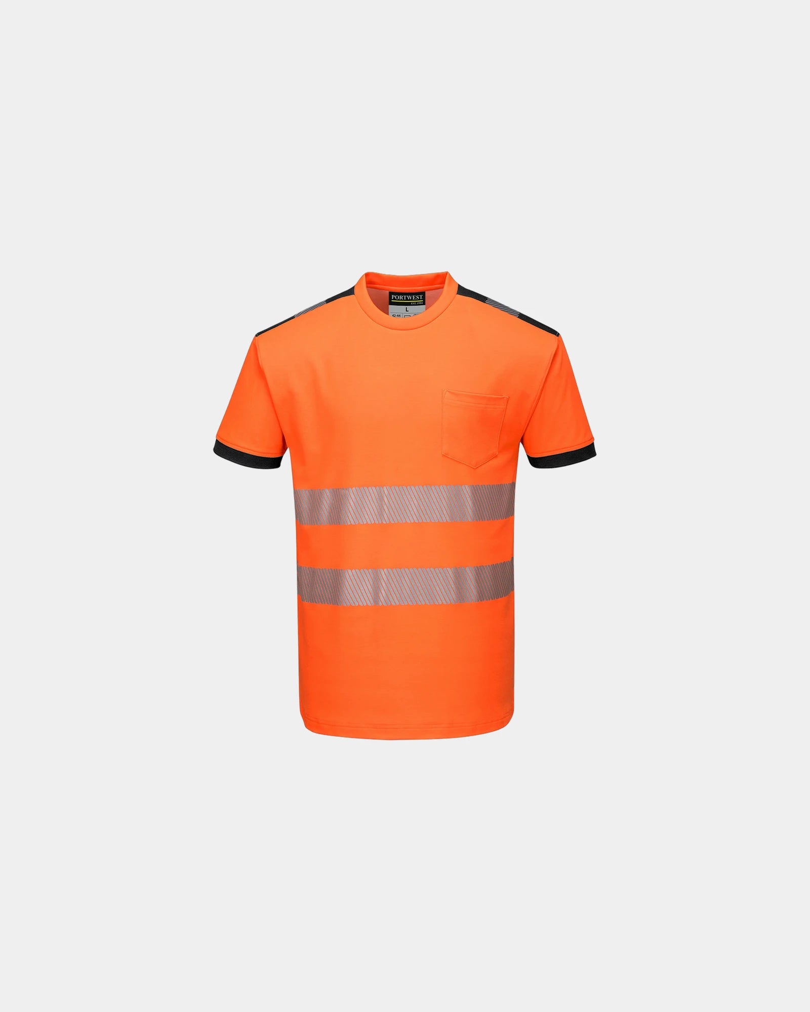 Custom lightweight HiVis cotton T-shirt - Orange