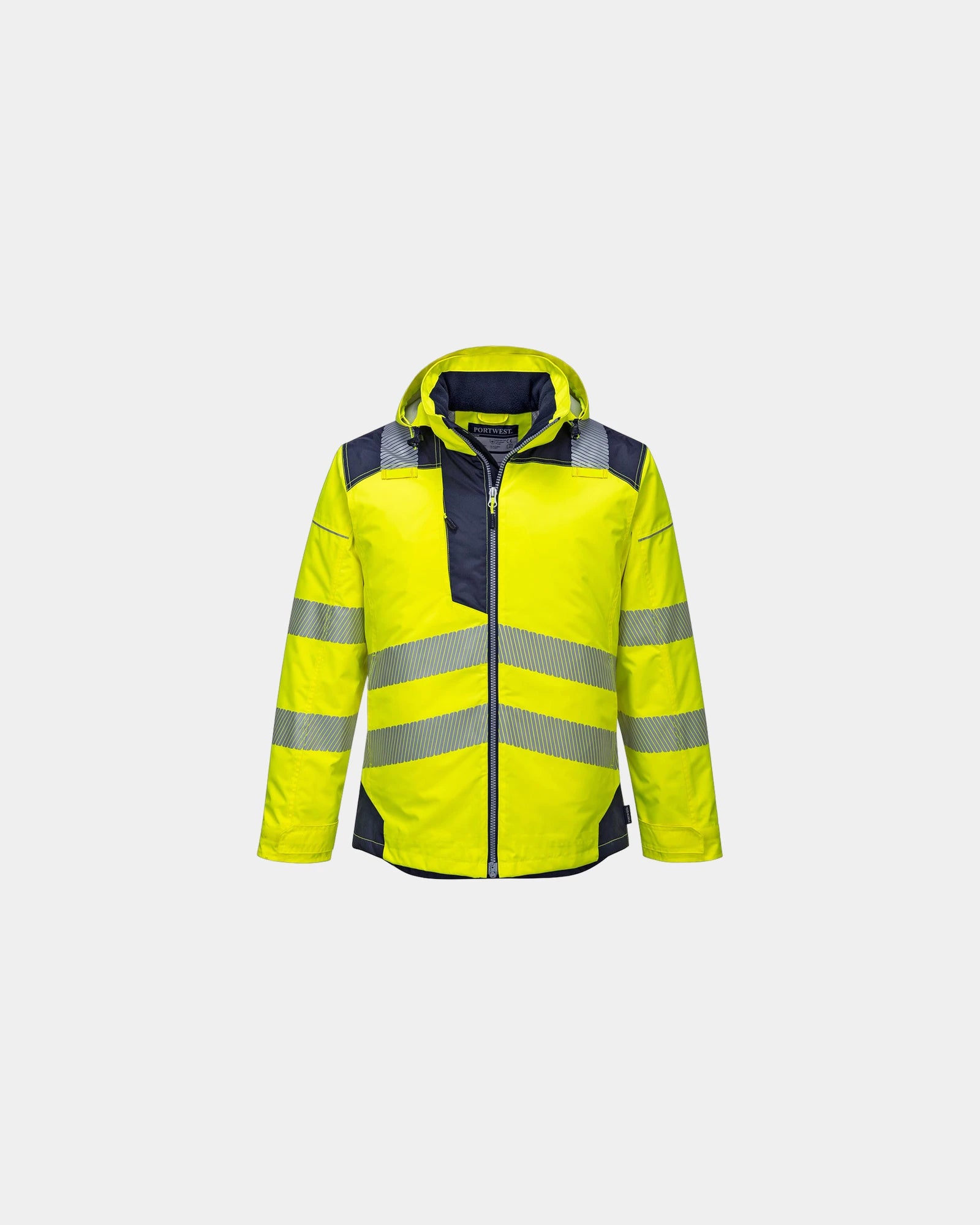 Promotional insulated winter parka HV PW3 - Yellow-Navy