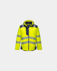 Promotional insulated winter parka HV PW3 - Yellow-Navy