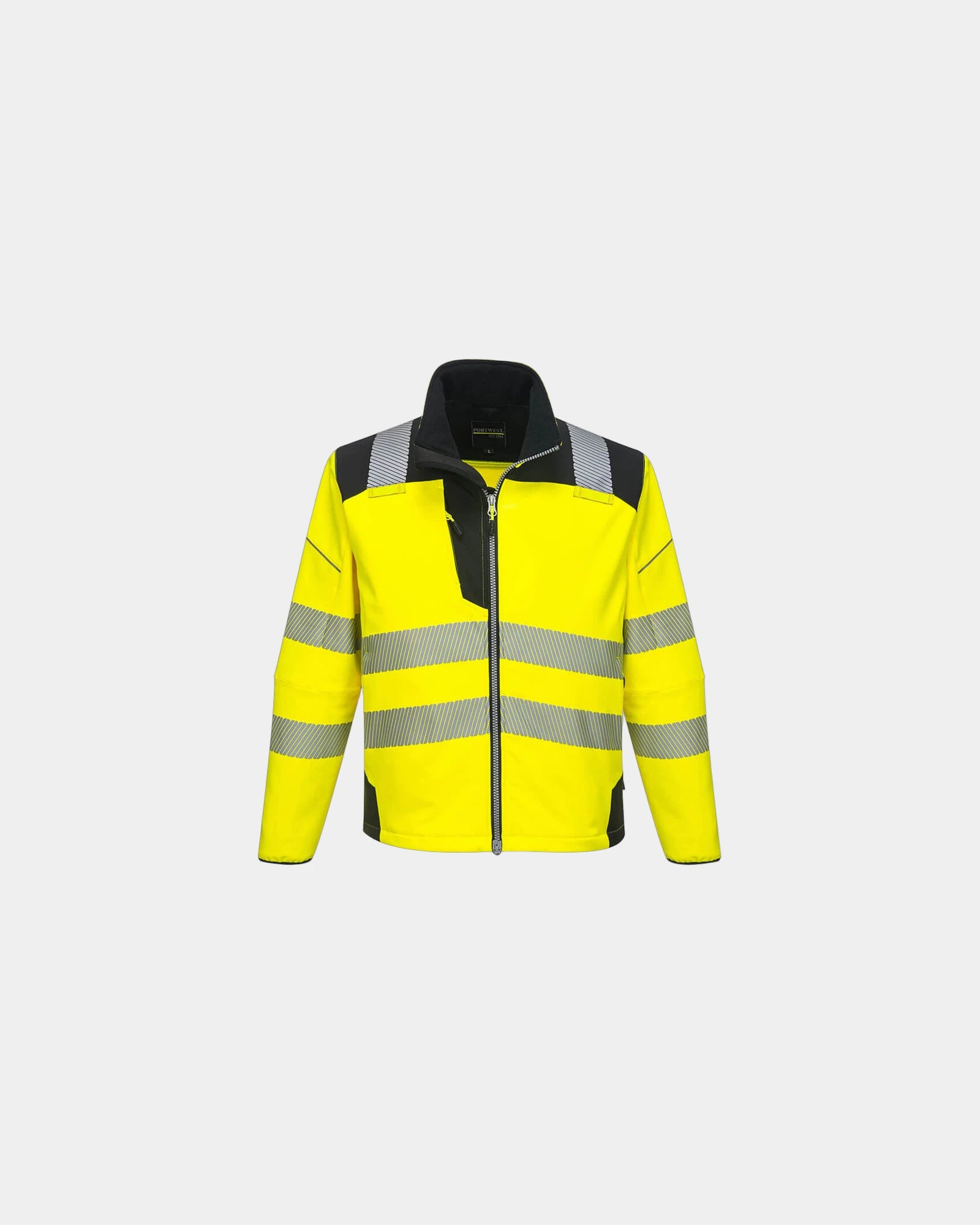 Promotional waterproof softshell jacket PW3 - Yellow-Black