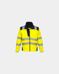 Promotional waterproof softshell jacket PW3 - Yellow-Navy